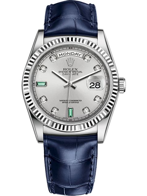 rolex day date rhodium dial